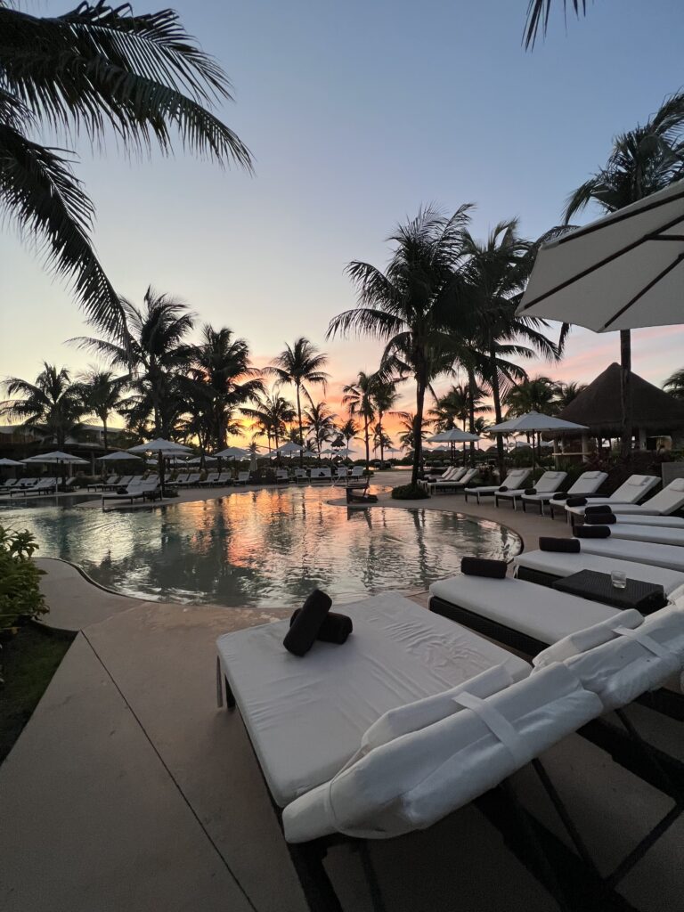 One of the most luxurious all-inclusive resorts for destination weddings is Secrets Akumal. The views? amazing. The service? Even better!