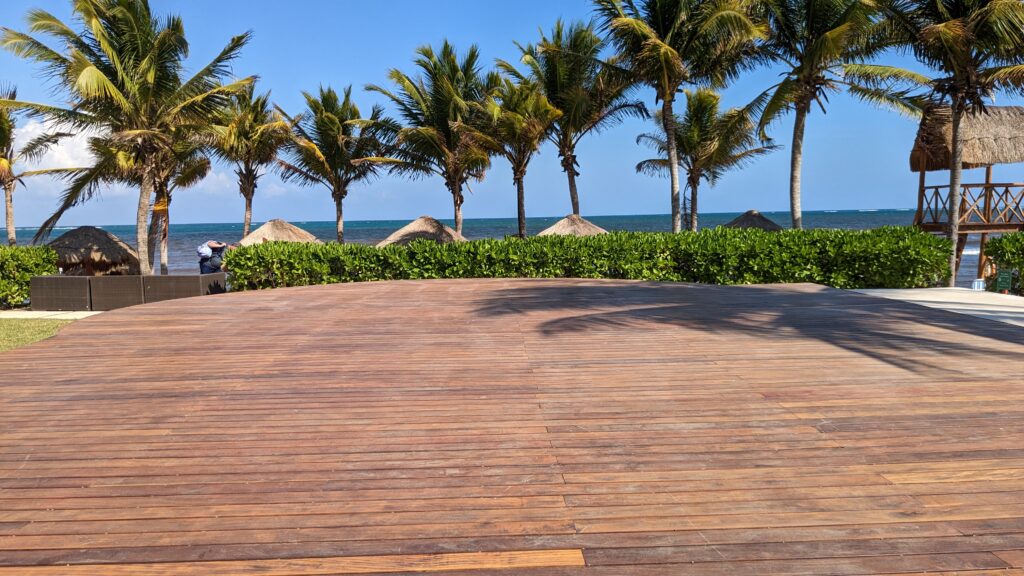 I love this beachside venue for destination weddings at a resort