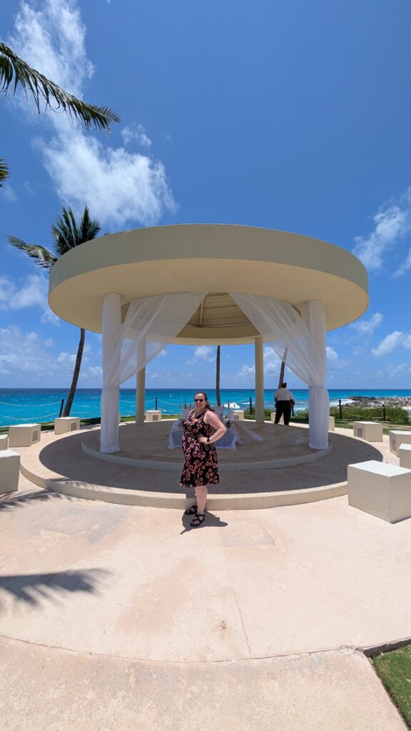 It's me! visiting wedding venues at Hyatt Ziva Cancun!