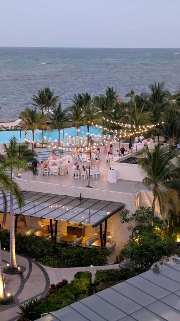 Yep, I stalked a destination wedding at dreams natura