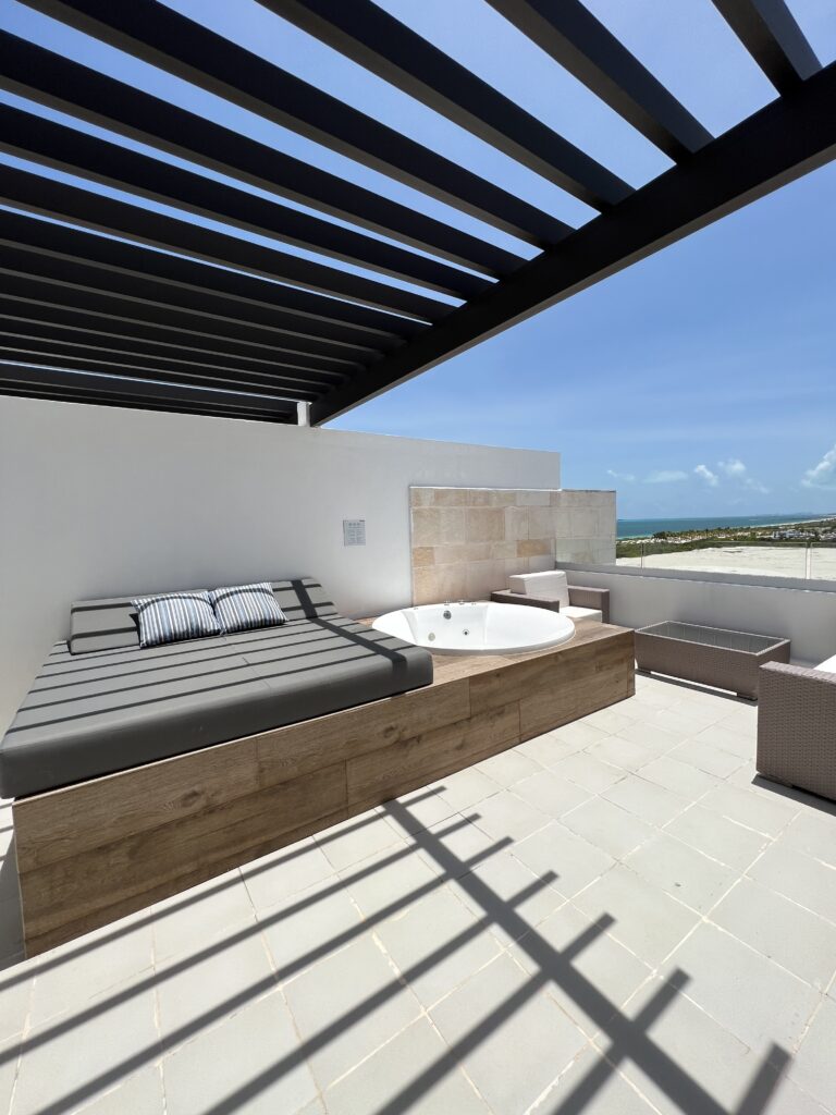 Sky view suite is one of the nicest room categories at Majestic Elegance Costa Mujeres 