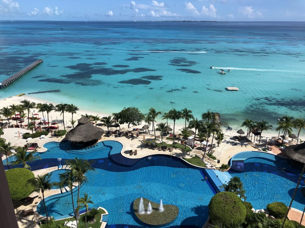 all-inclusive resorts offer a lot, but usually not motorized watersports like these jet skis