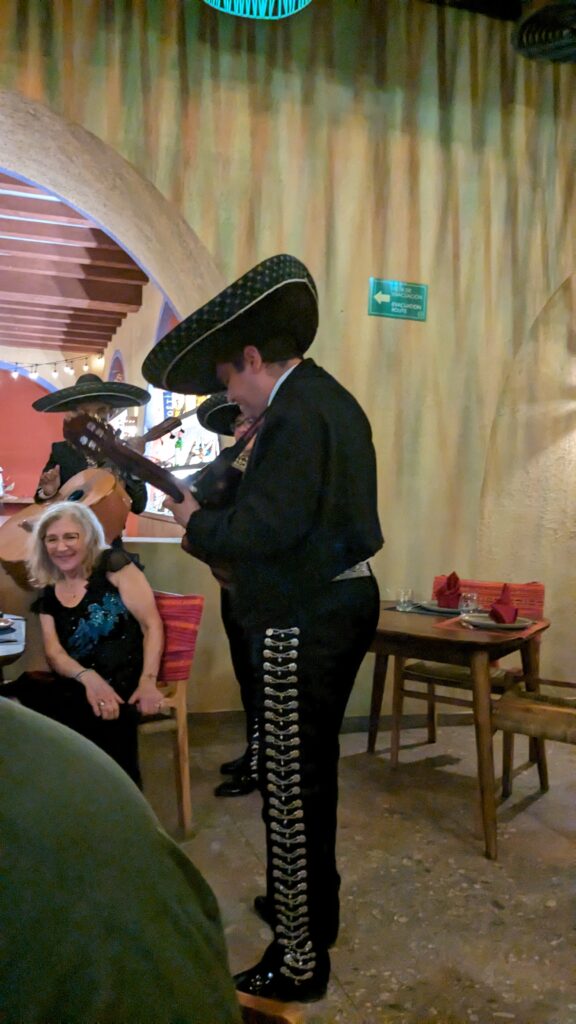 Mariachi band serenades all-inclusive resort guests at Majestic Elegance Costa Mujeres