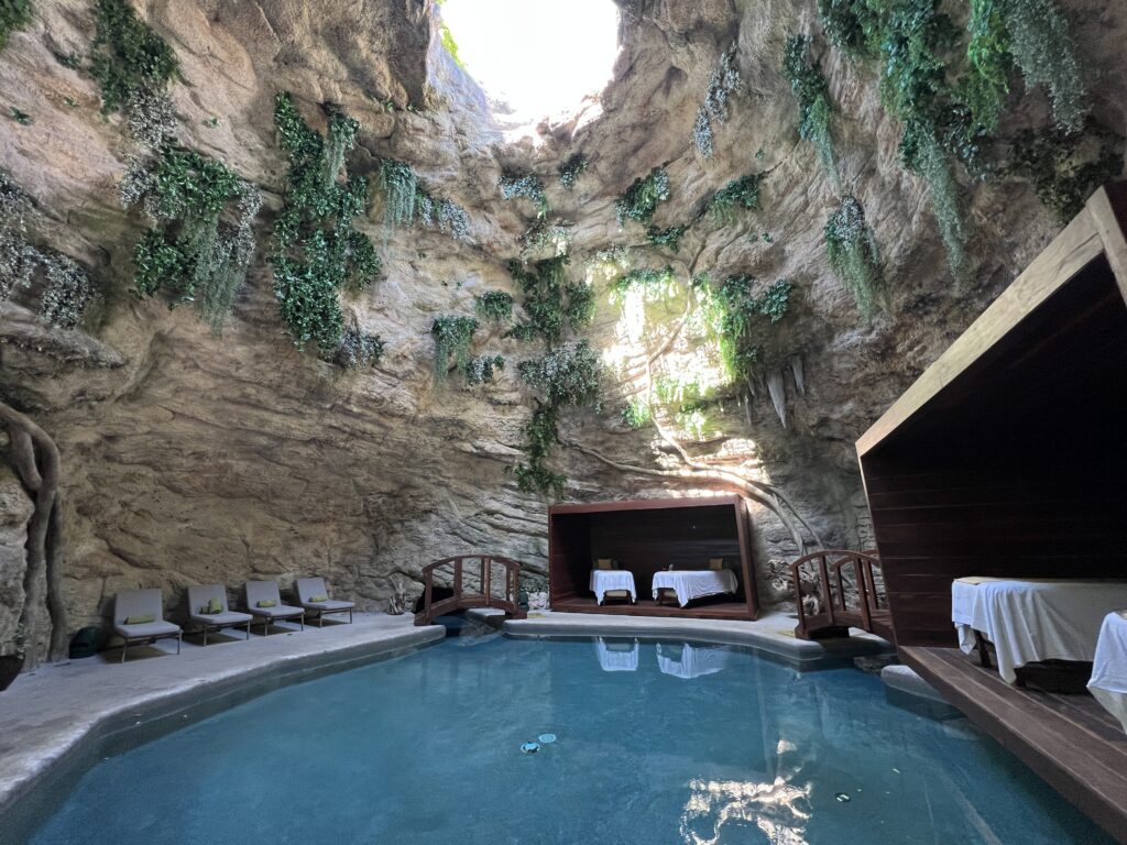 The cenote massage is my favorite service at the blossom spa