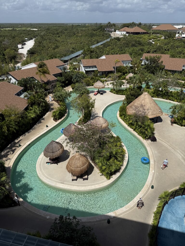 water slide at family friendly resort