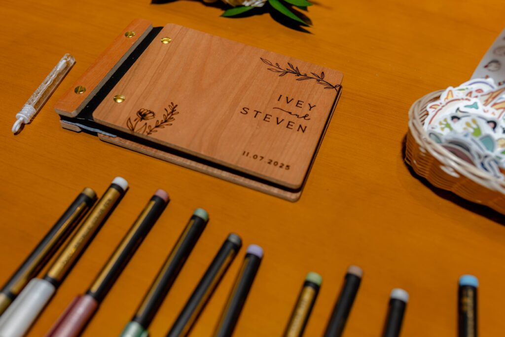 personalized details for destination wedding at paradisus playa del carmen