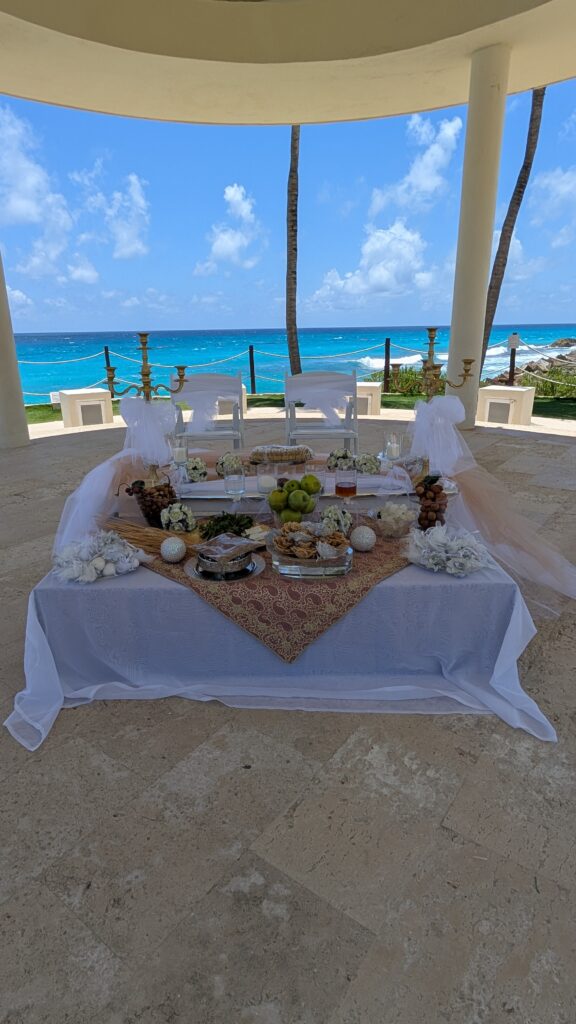 Ocean view wedding venue at Hyatt Ziva Cancun
