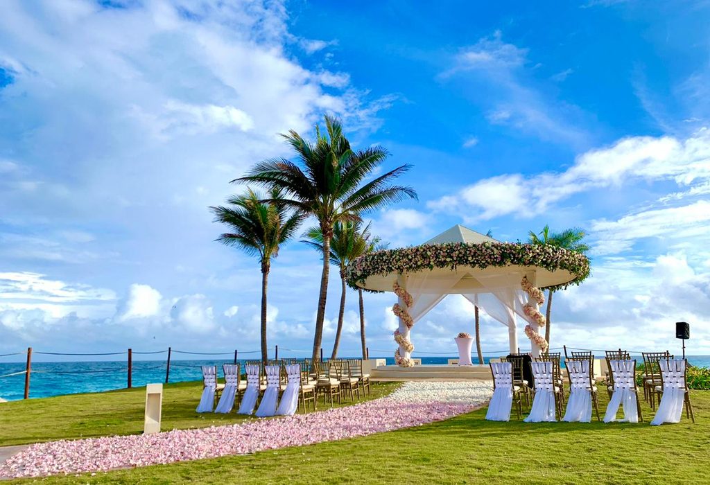 Hyatt Ziva Cancun wedding packages gazebo
