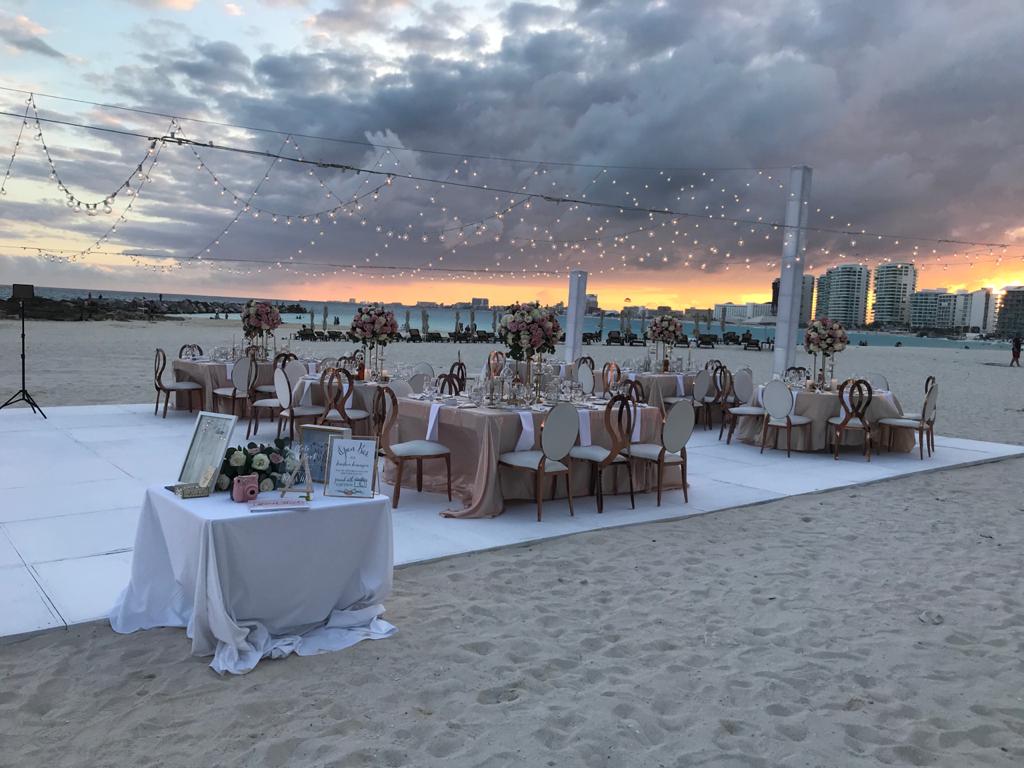 Sahara Beach is one of the beautiful wedding venues at Hyatt Ziva Cancun